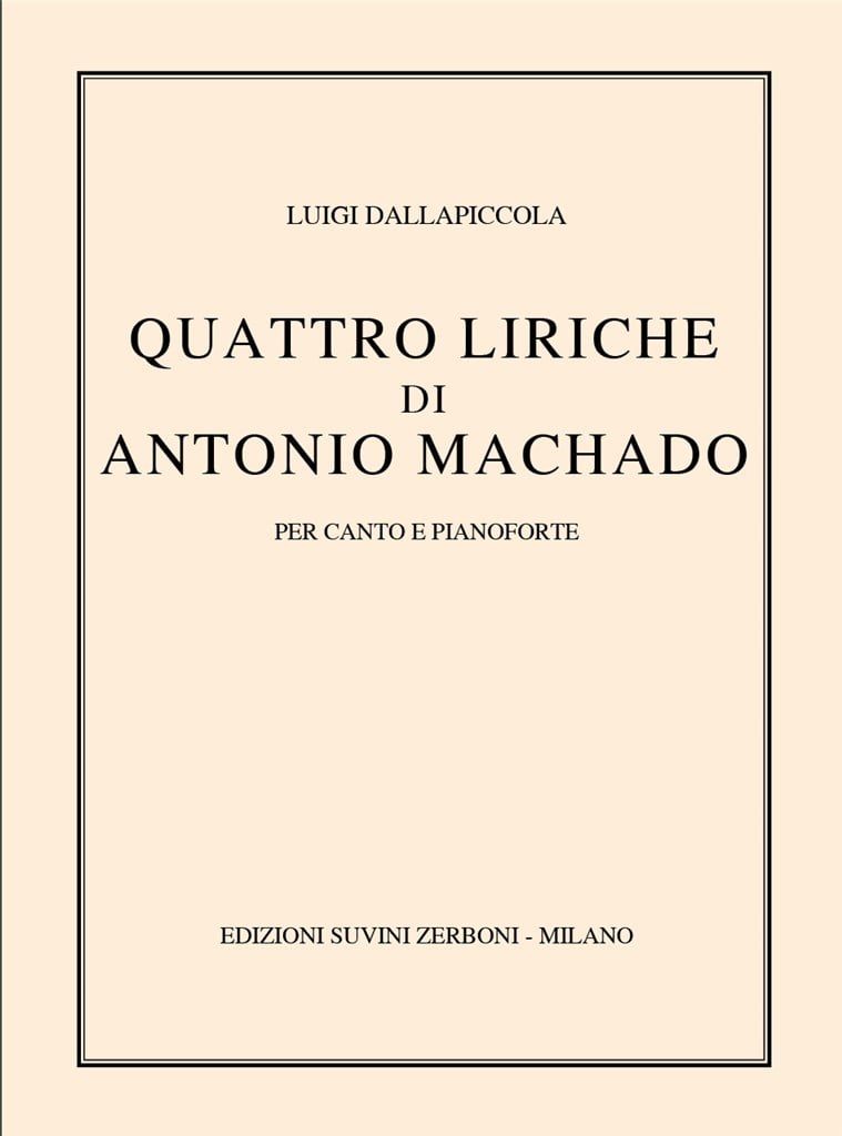Quattro Liriche Di Antonio Machado (1948)